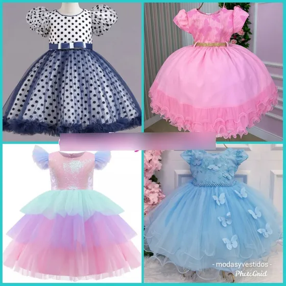Vestidos Elegantes De Fiesta, Bautizo, Comunion