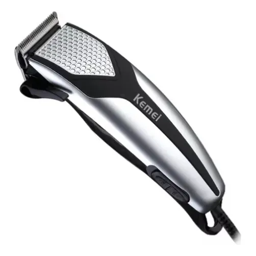 Maquina De Afeitar Kemei Alámbrica Cabello Barba Kit Barbero