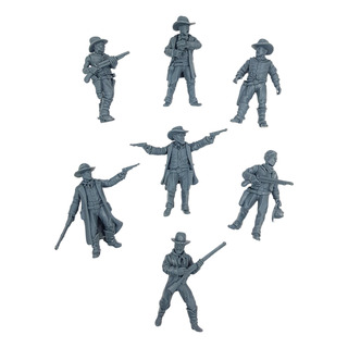 Pack 7 Miniaturas Velho Oeste - Gunslingers C/ Detalhes! Pack 7 Miniaturas Velho Oeste - Gunslingers C/ Detalhes!