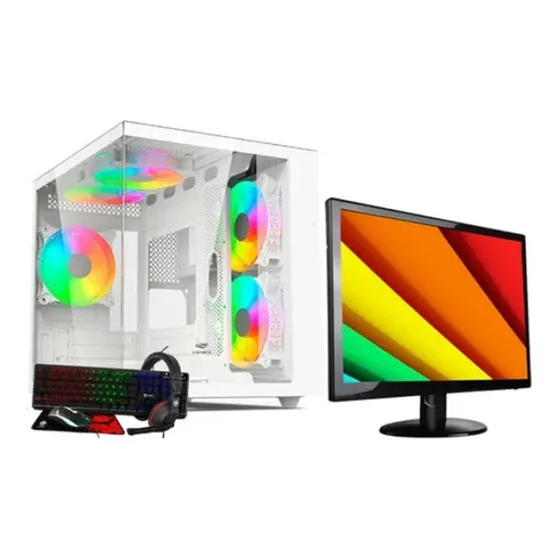 Pc Gamer Amd Ryzen 5600g 16gb Ddr4 Ssd 1tb Monitor E Kit