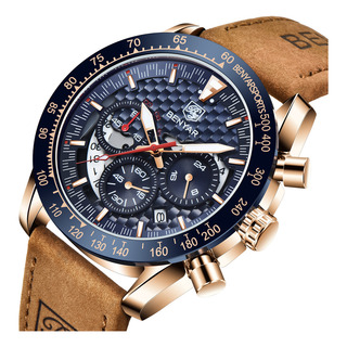 Relógio Benyar Masculino Cronógrafo Quartz Analógica By5175 Relógio Benyar Masculino Cronógrafo Quartz Analógica By5175