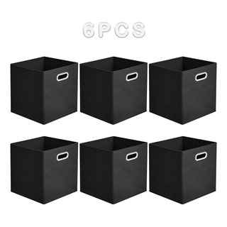 6 Cajas Organizadoras De Tela Plegables Hogar Almacenamiento 6 Cajas Organizadoras De Tela Plegables Hogar Almacenamiento