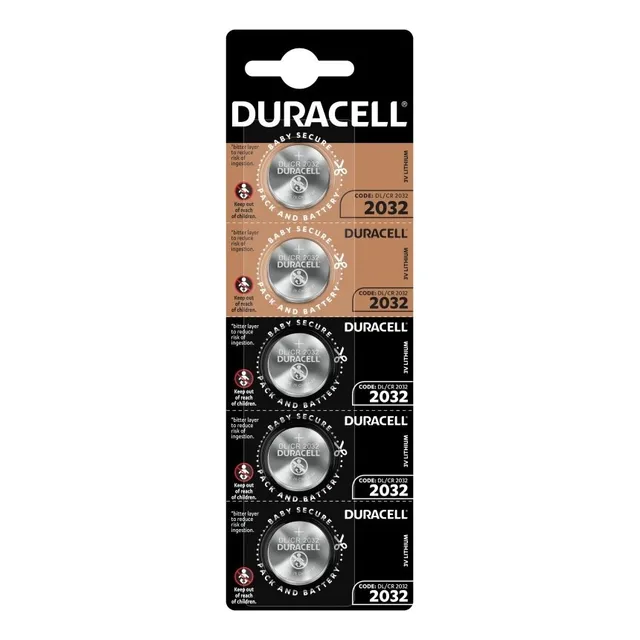 Pack 5 Pilas Cr 2032 Duracell Lithium 2032