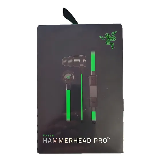 Fone Gamer Razer Hammerhead Pro V2 Cor Verde