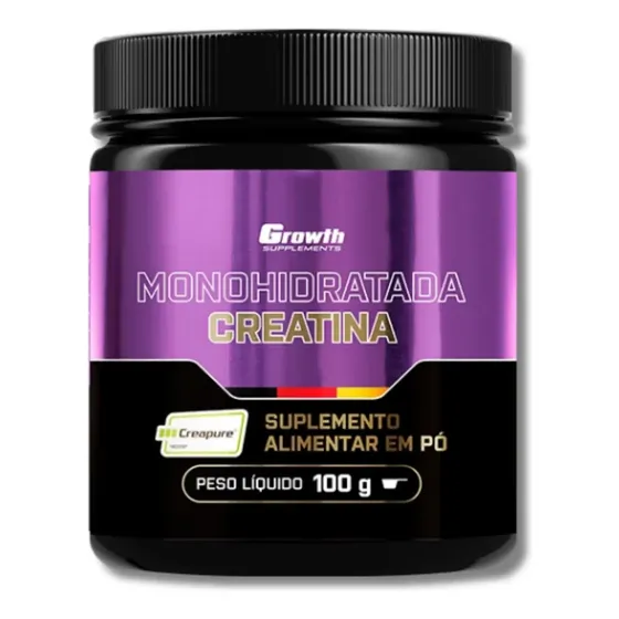 Creatina Em Pó 100g Creapure Growth Supplements