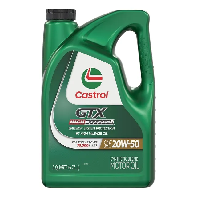 Castrol Gtx High Mileage 20w-50 5usqt Us