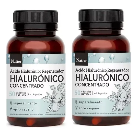 Ácido Hialurònico Piel Joven/sana Natier Pack X 2 Fcos