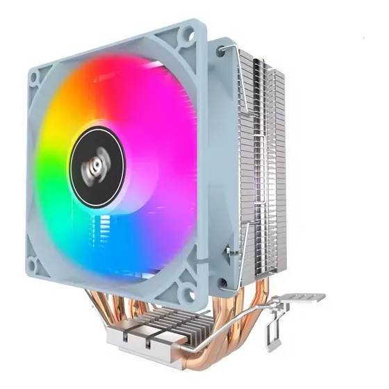 Disipador Cooler Ventilador Rgb Cpu 4 Heatpipes Intel Amd