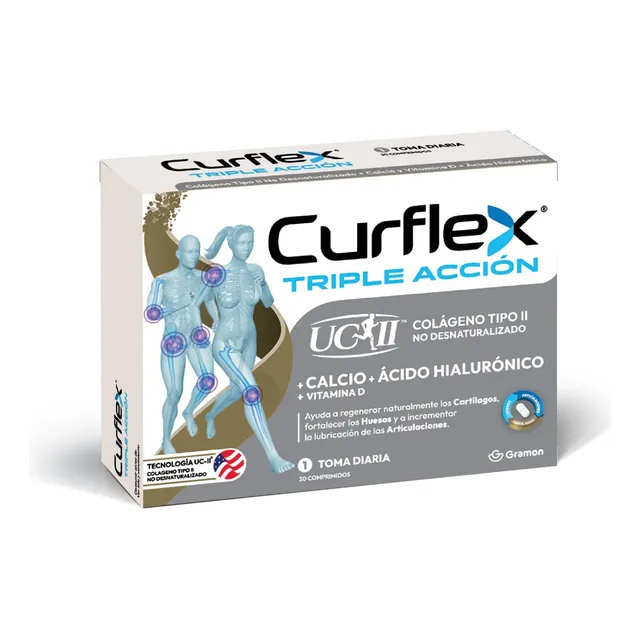 Curflex Triple Acción X 30 Comprimidos  Sin Sabor