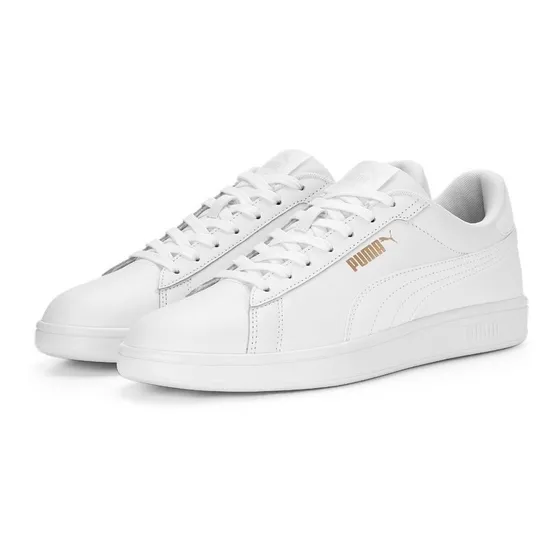 Zapatillas Puma Hombre Smash 3.0 L 390987-01 Blanco