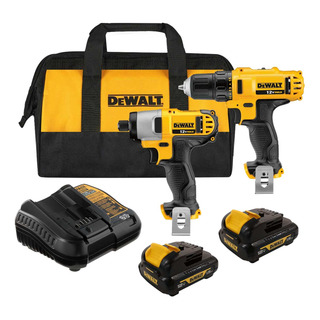 Kit Atornillador Impacto + Taladro Dewalt Dck211s2 12v Max Kit Atornillador Impacto + Taladro Dewalt Dck211s2 12v Max