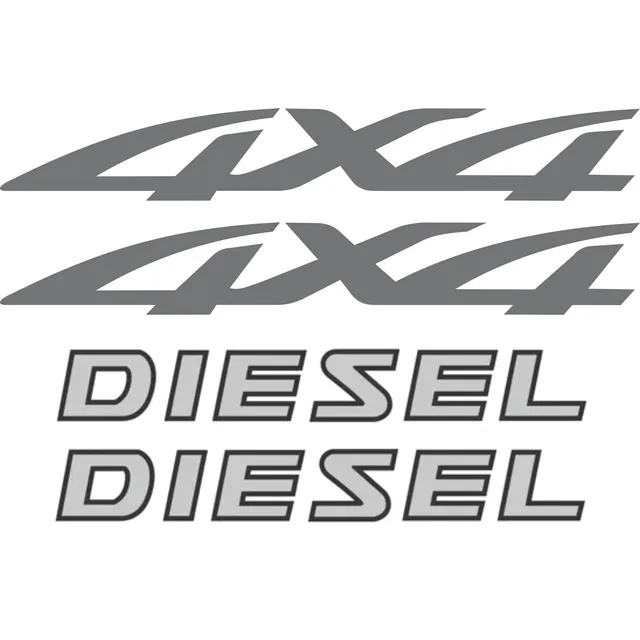 Nissan Frontier Np 300 Calcomanía Diesel+4x4 Mazda Bt-50x4un