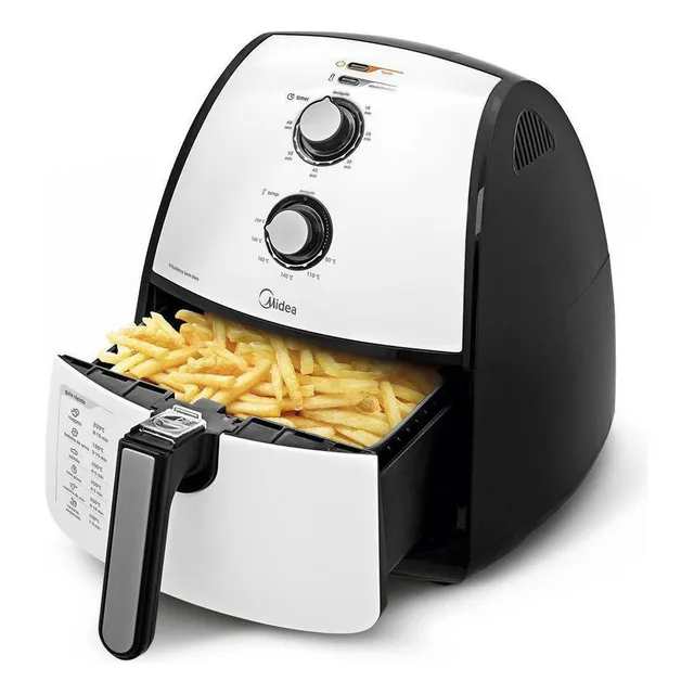 Midea Fra41 Fritadeira ElĂ©trica Ăleo Airfryer Midea 1500 W Branco Midea Fra41 Fritadeira ElĂ©trica Ăleo Airfryer Midea 1500 W Branco