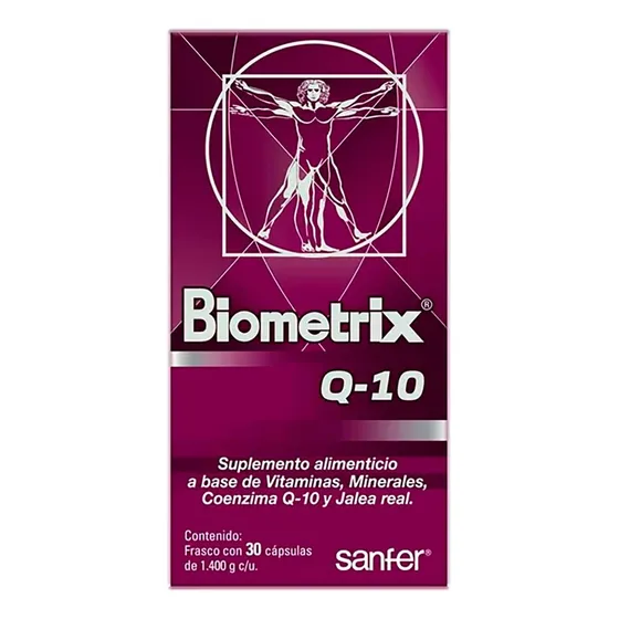 Suplemento Alimenticio Biometrix Q10 Frasco Con 30 Cápsulas