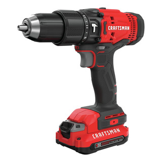 Hammer Drill Craftsman V20 Cmcd711c2 1/2 Pulgada, 2 Baterías Hammer Drill Craftsman V20 Cmcd711c2 1/2 Pulgada, 2 Baterías