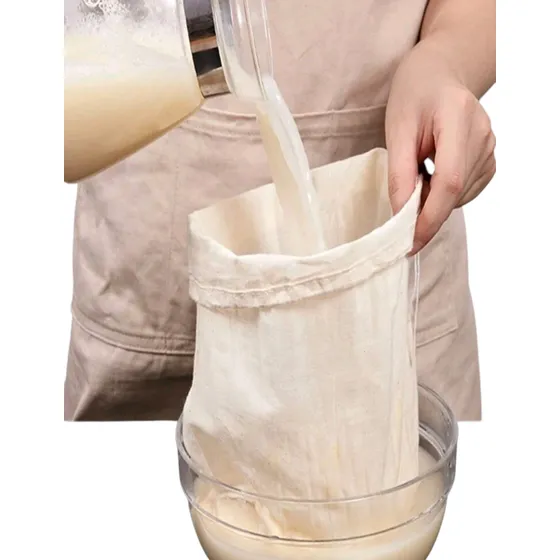 Bolsa Filtro Colador De Tela Gasa Malla Para Yogurt Hiervas