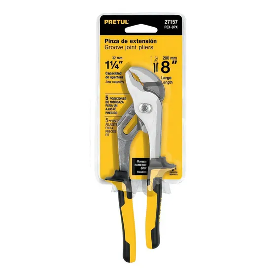 Pinza De Extensión 8 Mango Comfort Grip Pretul 27157