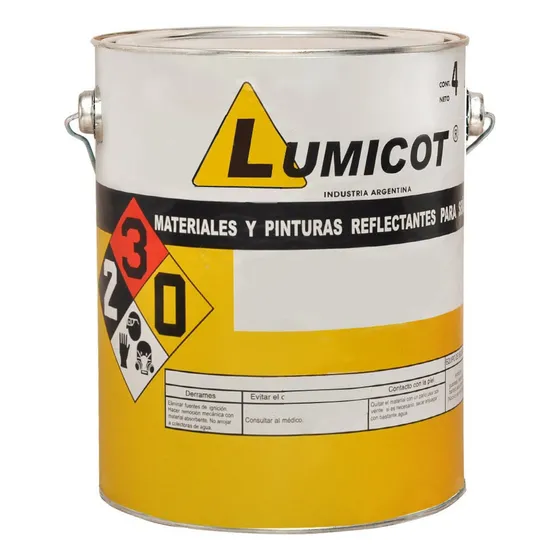 Pintura Lumicot Señalización Vial 18l Amarillo
