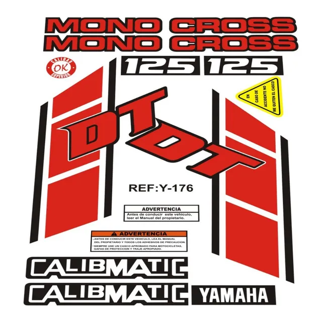 Calcomanias Yamaha Dt 125 Calibmatic
