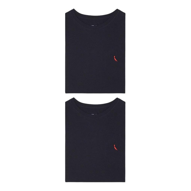 Kit 2 Camisetas Brasa Pica Pau Bordado Reserva Kit 2 Camisetas Brasa Pica Pau Bordado Reserva