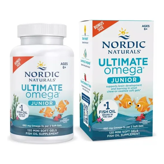 Nordic Naturals Ultimate Omega Junior, 680mg, 120 Gomitas.-
