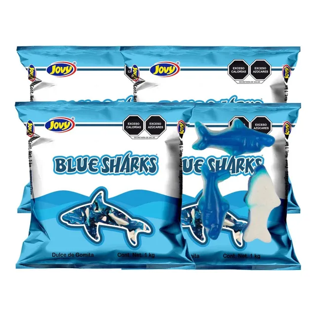 Gomitas Tiburón Mora Azul 4kg Jovy
