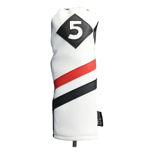 Majek Retro Palo Golf Estuche Color Blanco Rojo Negro 5