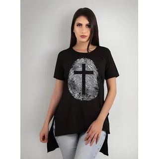 Camisetas Camisas Blusas Long Femininas Estampada Bata Slim Camisetas Camisas Blusas Long Femininas Estampada Bata Slim