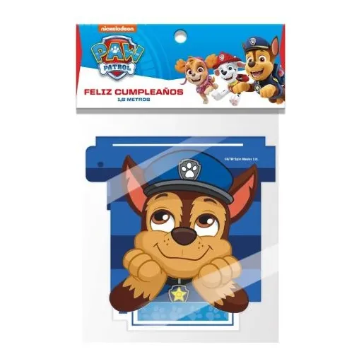 Guirnalda De Paw Patrol Para Cumpleaños 1.6 Mts