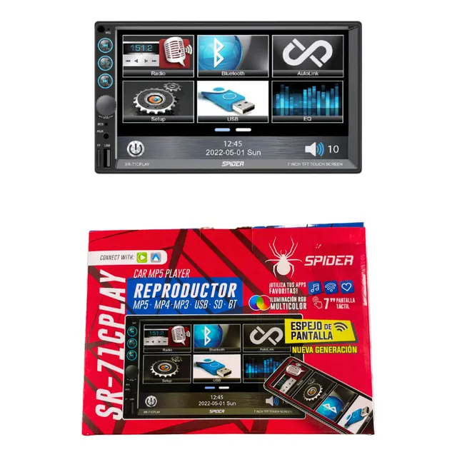 Radio Android 7 Spider 4x64 Gb Carplay Android Auto