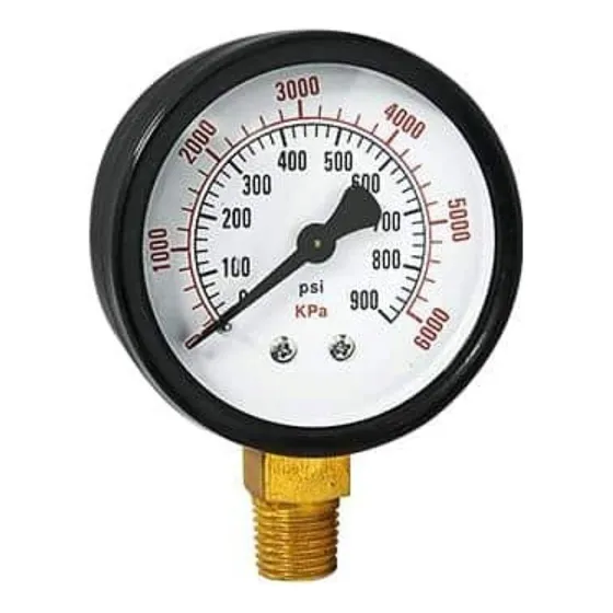 Manometro De Aire 2.5puLG 0-300psi - Zg-25 0-300