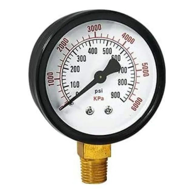 Manometro De Aire 2.5puLG 0-300psi - Zg-25 0-300