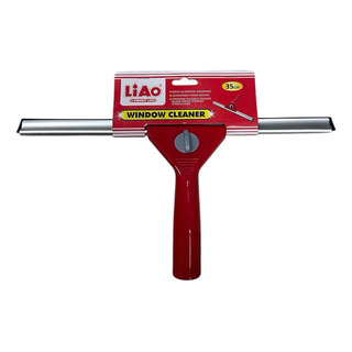 Limpia Cristales Jalador 35cm Aluminio Goma Baño Coche Rojo Limpia Cristales Jalador 35cm Aluminio Goma Baño Coche Rojo