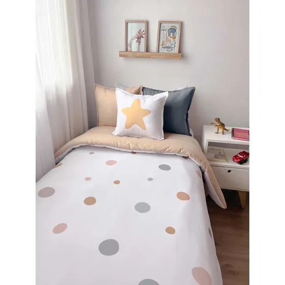 Acolchado Infantil Nórdico Lunares