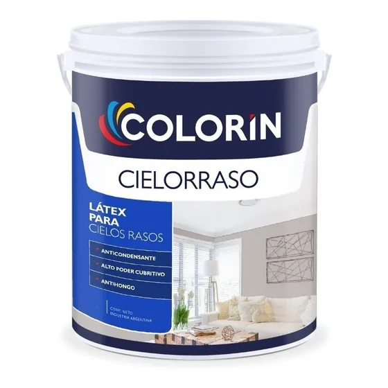 Látex Especial Antihongos Cielorrasos 1l Blanco Colorín