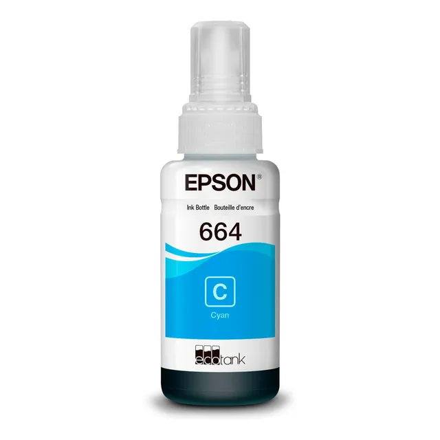Tinta Botella T664 Ecotank Original No Generica | Lifemax