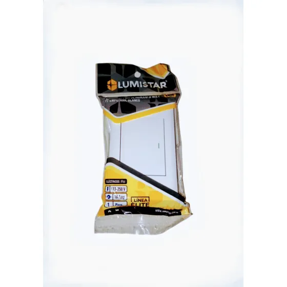 Interruptor Sencillo 3 Way P/empotrar Blanco Lumistar