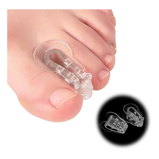 Corrector De Silicona Juanetes Pies, Separador Dedos 1 Par  