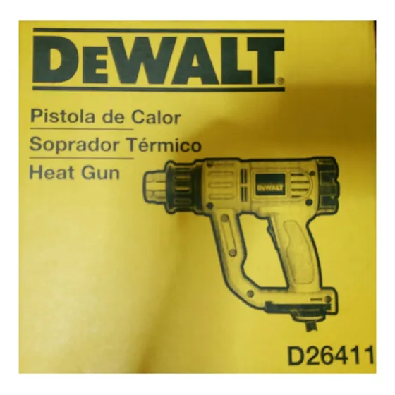 Pistola De Calor Dewalt  D26411 1550w 120v