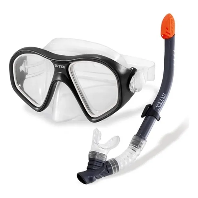 Máscara Y Snorkel De Buceo Natación Piscina Careta