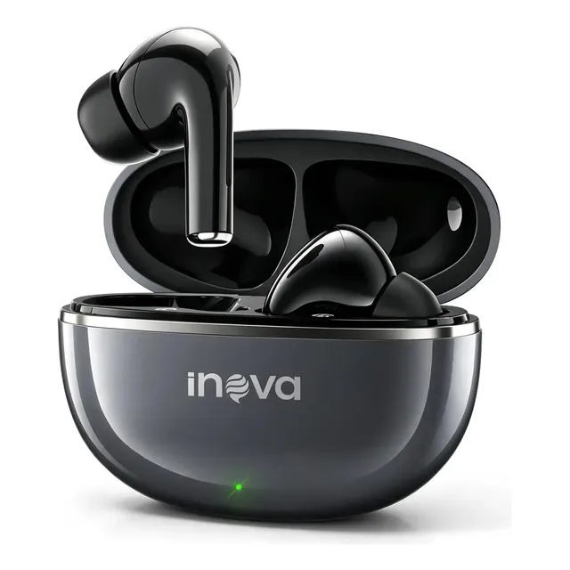 Fone de Ouvido TWS Inova Bluetooth 6.0 In-Ear com Cancelamento de Ruído ENC
