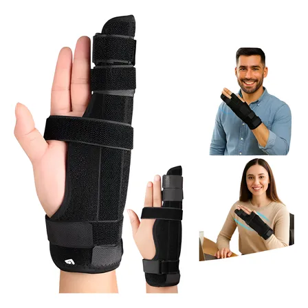 Tala Dedos Da Mão Anelar E Mindinho Fratura Lesão Metacarpo