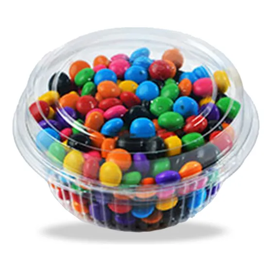 Molde Desechable Para Postres Con Tapa 170ml 8.5x4.3cm 20pz