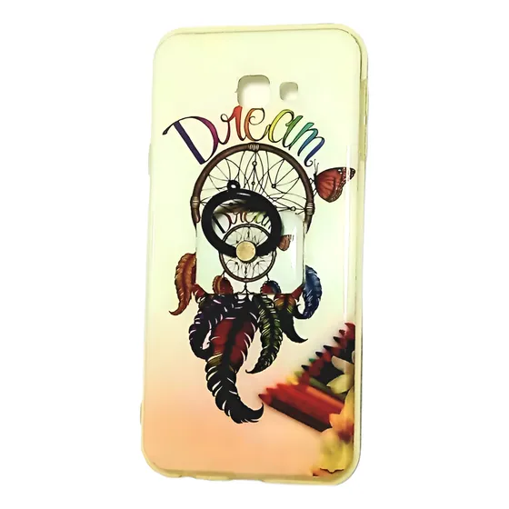 Funda Silicone Case Compatible Samsung J4 Plus Flip Cover.