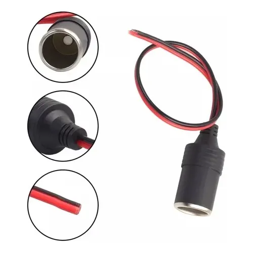 Cable Adaptador Cenicero Enchufe Hembra 12v 5a Encendedor