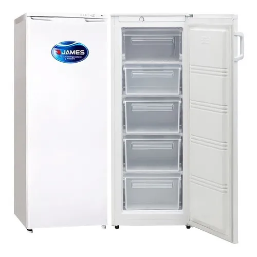 Freezer Vertical James J261kn 5 Cajones 187 Lts Color Blanco