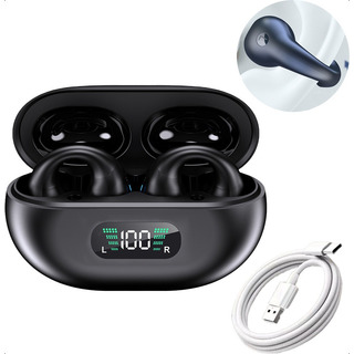 Fone De Ouvido Usb Sem Fio Bluetooth 5.3 Estilo Clip-on Fone De Ouvido Usb Sem Fio Bluetooth 5.3 Estilo Clip-on
