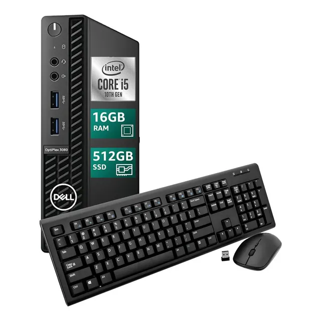 Dell Optiplex 3080 Micro Pc Intel I5 10500 16g Ram 512g Ssd