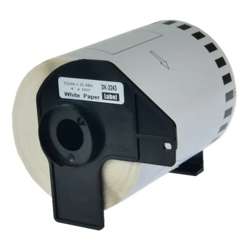 1 Rollo De Etiquetas De Papel Continuo De 102 Mm Para Brothe