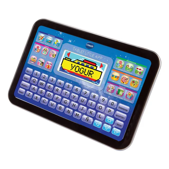 Tableta Educativa Infantil Vtech Little App Con Pantalla Lcd A Color, Juguete Educativo En Casa Con Contenido Especial Para Niños, Enseña Habilidades Matemáticas, Lingüísticas, Creativas Y Cognitivas